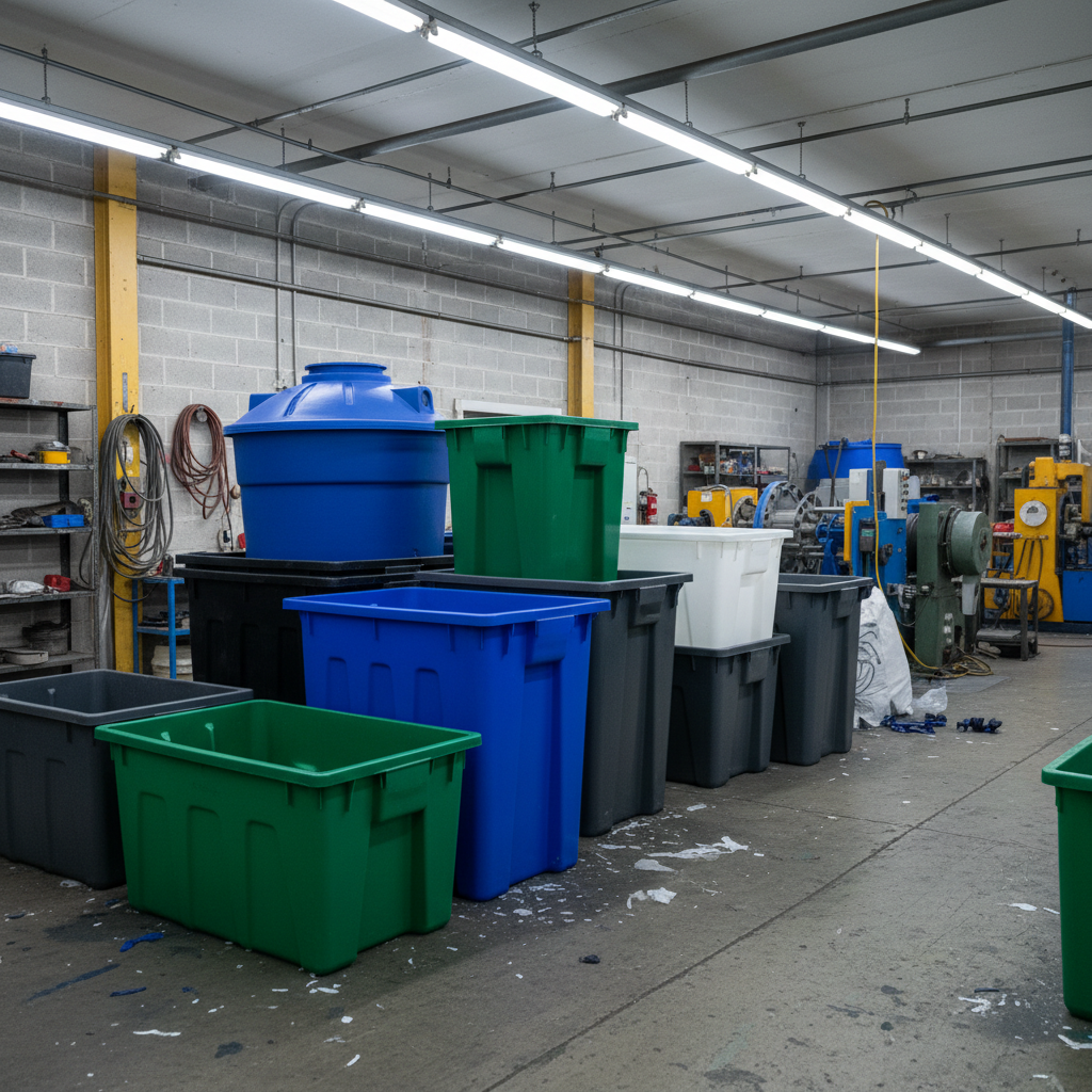 Contenedores y piezas técnicas fabricadas por rotomoldeo en BSDI