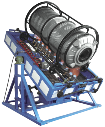 Máquina y molde de rotomoldeo en BSDI